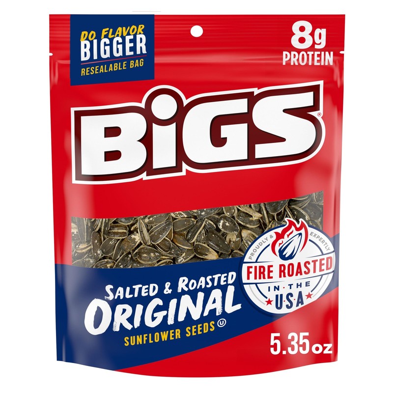 Original Salted & Roasted Sunflower Seeds, 5.35-Ounce Bags (Pack of 12)