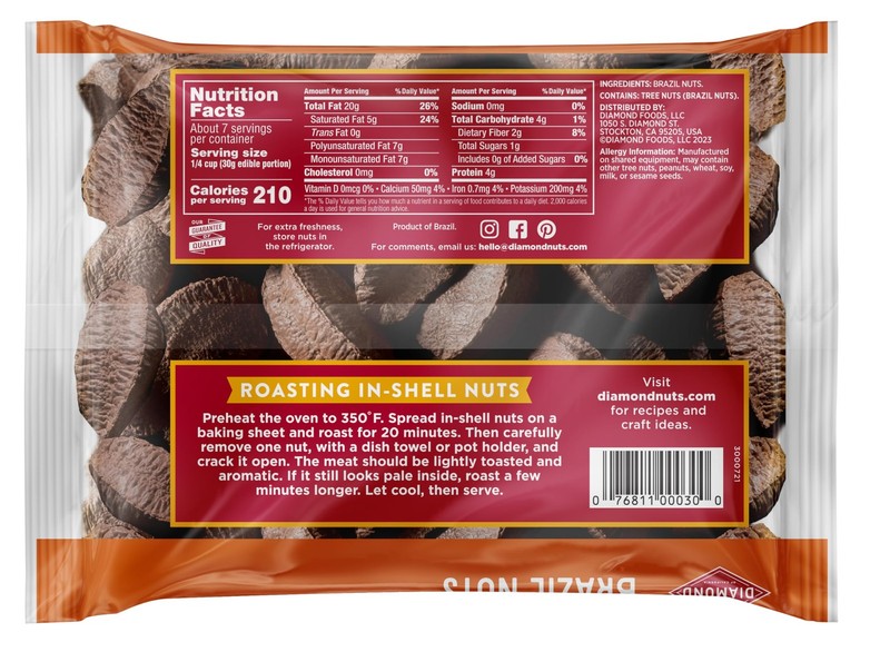 In-Shell Brazil Nuts, 16.0 oz Bag gallery