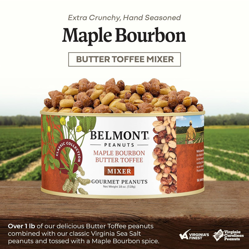 Gourmet Maple Bourbon Butter Toffee Mixer with Maple Bourbon-Spiced Sea Salt and gallery