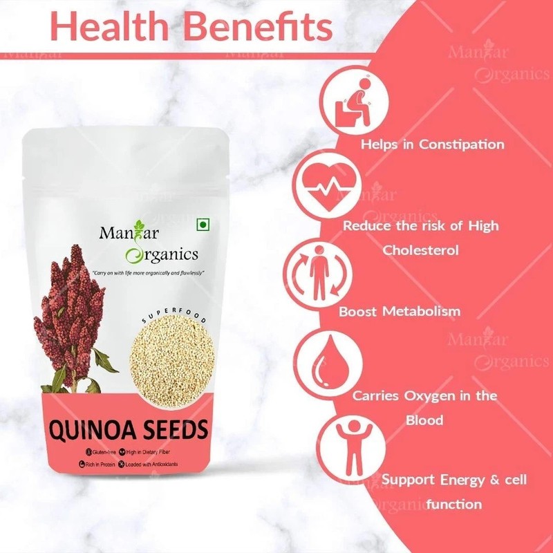 ManHar Organics Quinoa Seeds 1000gm l536 gallery