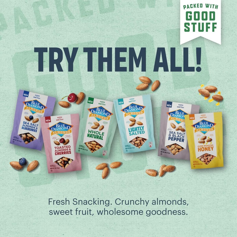 , Premium Sea Salt and Black Pepper Flavored Snack Nuts Perfect Mix for Lunch... gallery