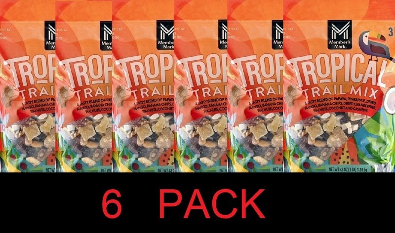 Member’s Mark Tropical Trail Mix 48 oz Bag – 6 PACK