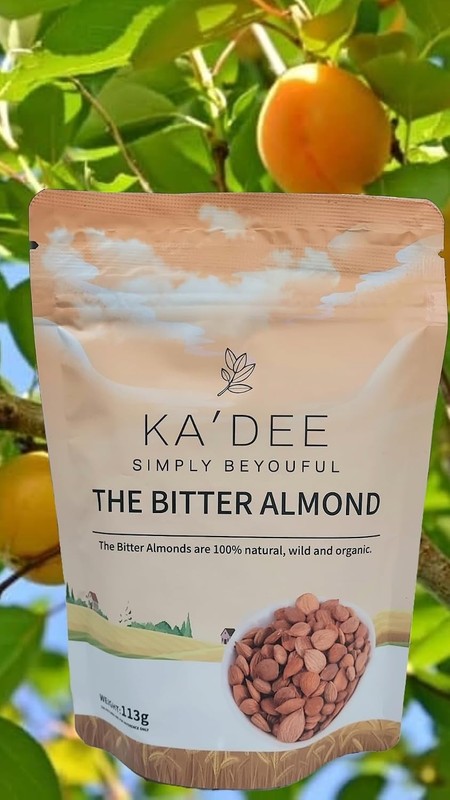 Organic Bitter Apricot Kernels 4oz - Nutrient-Dense Superfood in Resealable Bag gallery