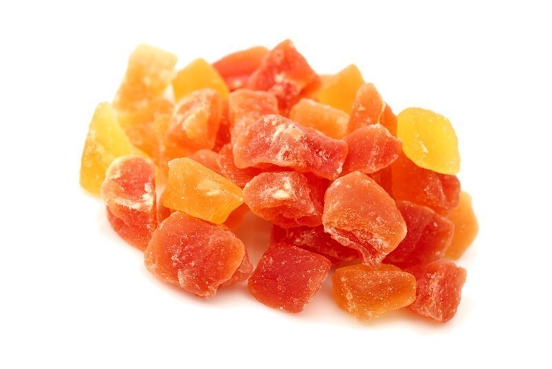 Dried Diced Papaya