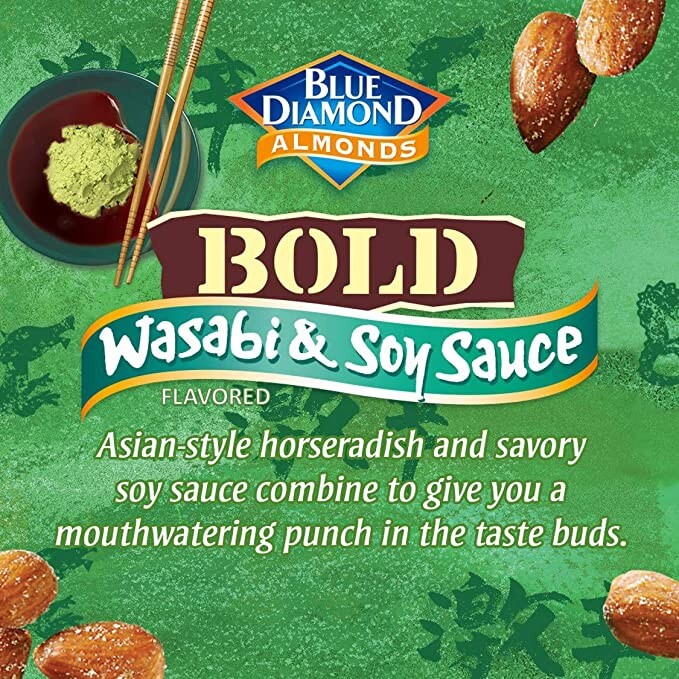 Blue Diamond Almonds Wasabi & Soy Sauce - 6oz gallery