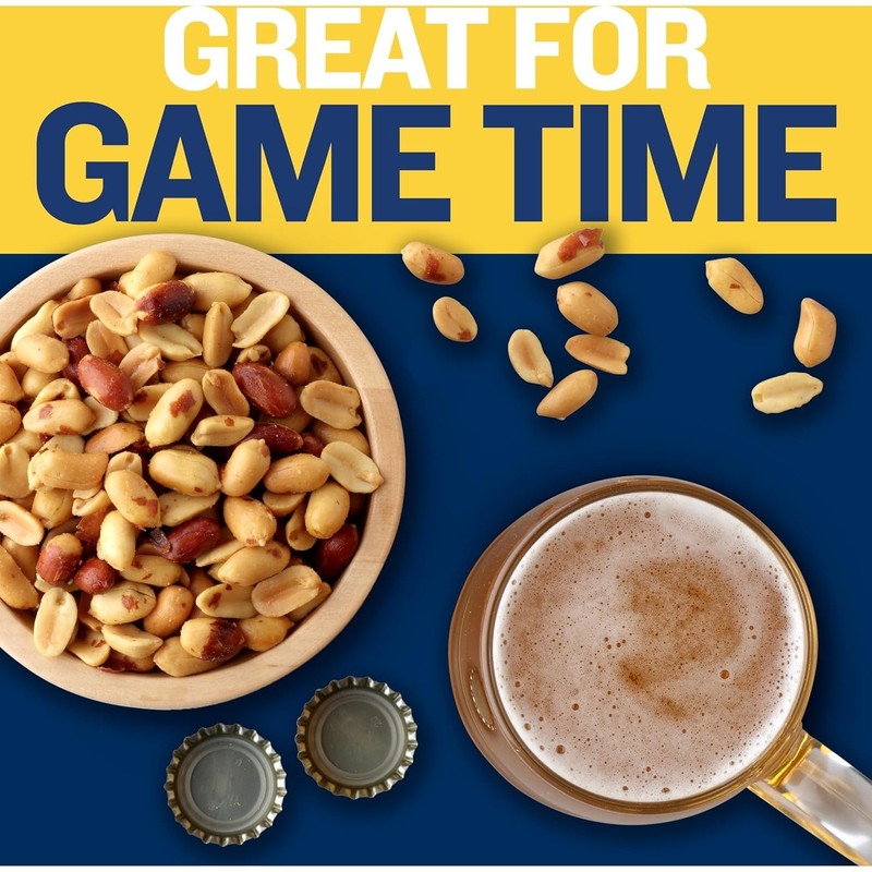 Lightly Salted Dry Roasted Peanuts - 16 Oz Jar of Plant-Based Protein Goodness gallery