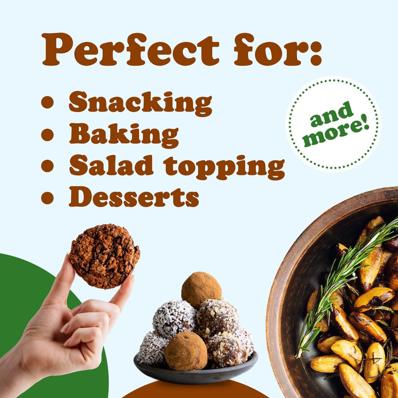 - Organic Brazil Nuts, 8 Ounces Non-Gmo, Raw, Whole, No Shell, Unsalted, Kosher, gallery