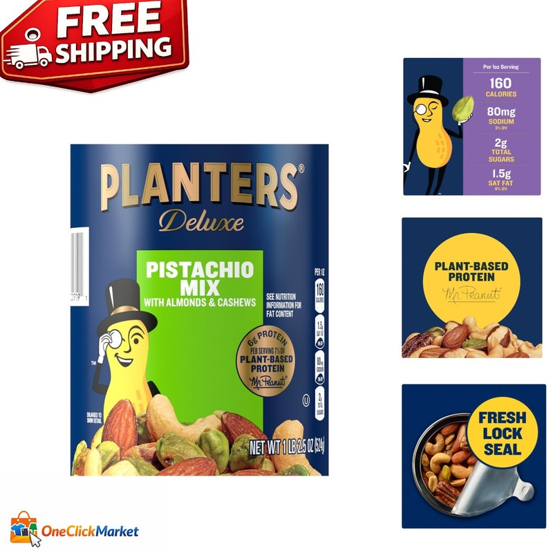 Kosher Mixed Nuts – Pistachios, Almonds & Cashews for Guilt-Free Snacking