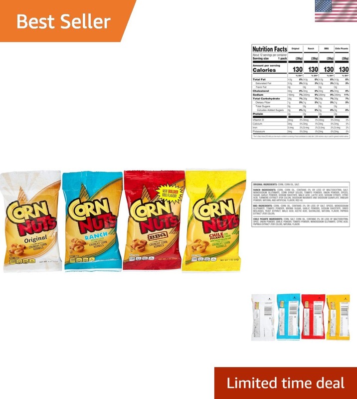 Delicious Variety Pack of Crunchy Corn Kernels – Party & Game Night Snacks