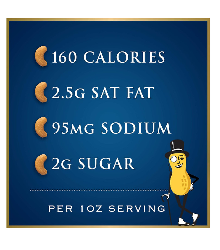 Planters Premium Quality Fancy Whole Jumbo Cashews with Sea Salt 1.63 lb gallery