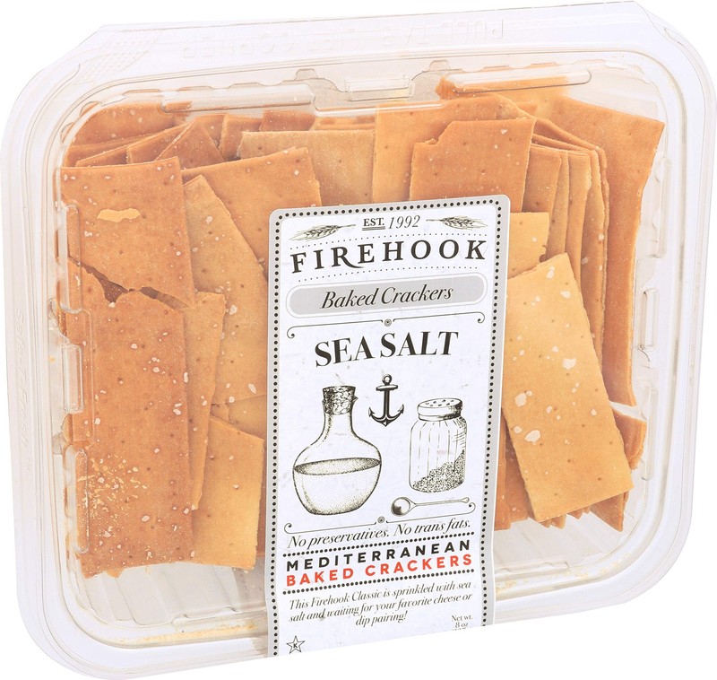 Fire Hook Cracker Baked Sea Salt 7 Ounce Quality Snack Made in USA