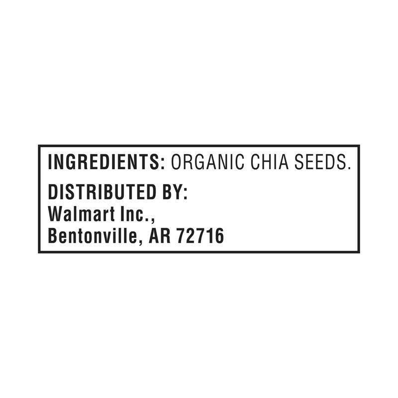 Great Value Organic Chia Seeds, 32 oz............ gallery