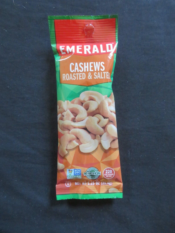 (7) Bag Lot Of Emerald Cashews Roasted & Salted 1.25 Oz Each gallery
