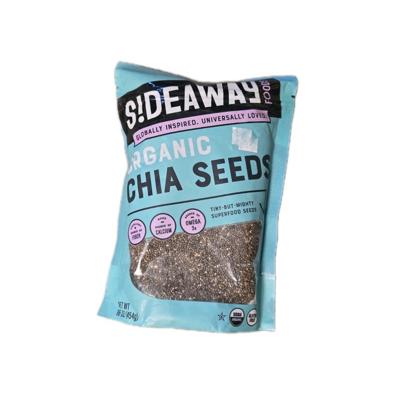 Hideaway Organic Chia Seeds 16 Oz Source Of Omega 3s, Fiber And Calcium