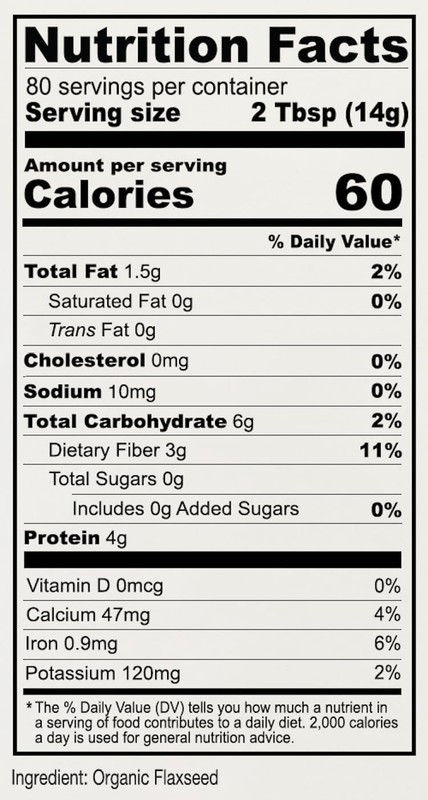 Non-GMO Flaxseed Meal 2.5 lb Set of 2, Ideal for Plant-Based Cooking and Baking gallery