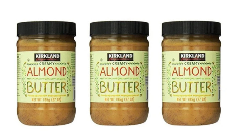3 Jars Kirkland Signature Creamy Almond Butter, 27 oz Each