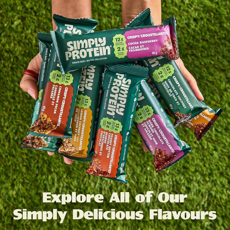 Simply Protein Best Sellers Variety Pack Protein Bars, Gluten Free, Vegan, High gallery