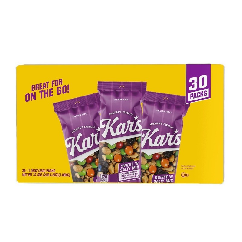 Gluten-Free Sweet and Salty Trail Mix Snack Packs with , Raisins, Cocoa gallery