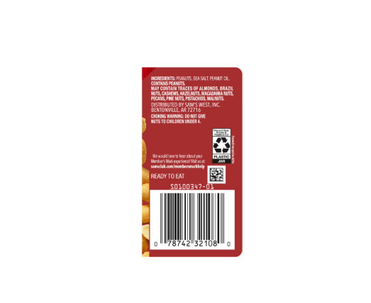 Member's Mark Extra Large Virginia Peanuts (34.5 Ounce) gallery