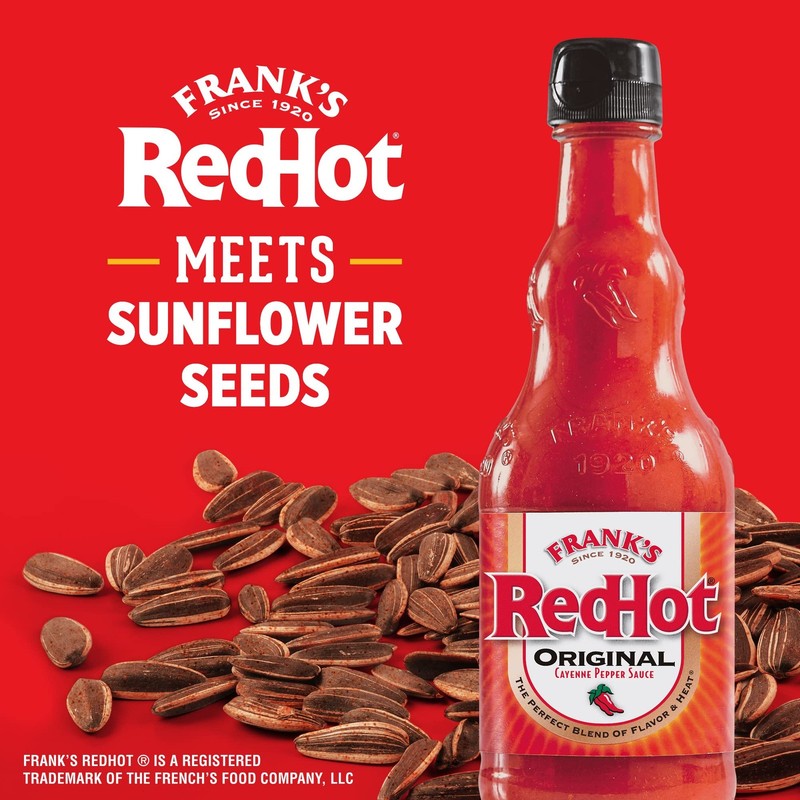 DAVID Jumbo Sunflower Seeds, Frank's RedHot Flavor, 5.25 oz. (Pack of 12) gallery