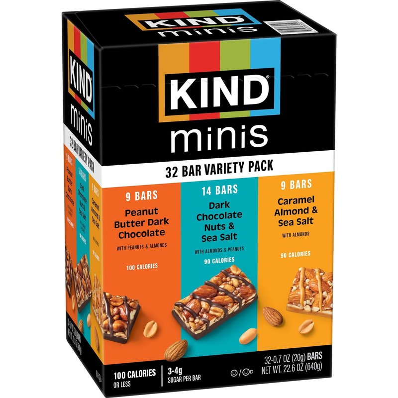 KIND Snacks Mini Nut Bar, Variety Pack, 32 ct. gallery