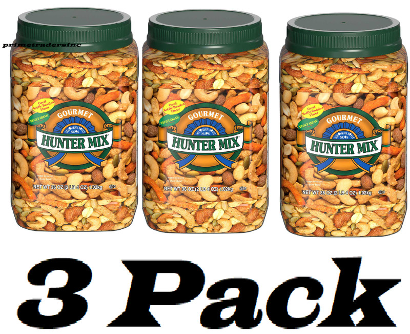 3 Pack – Southern Style Nuts Gourmet Deluxe Hunter Mix, 36 oz.