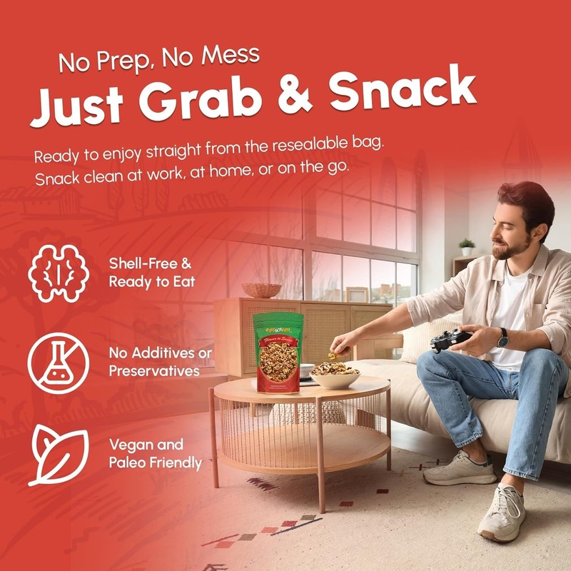 California Raw Walnuts- 3 Pounds, Resealable Package-Fresh, No Shell, Unsalte... gallery