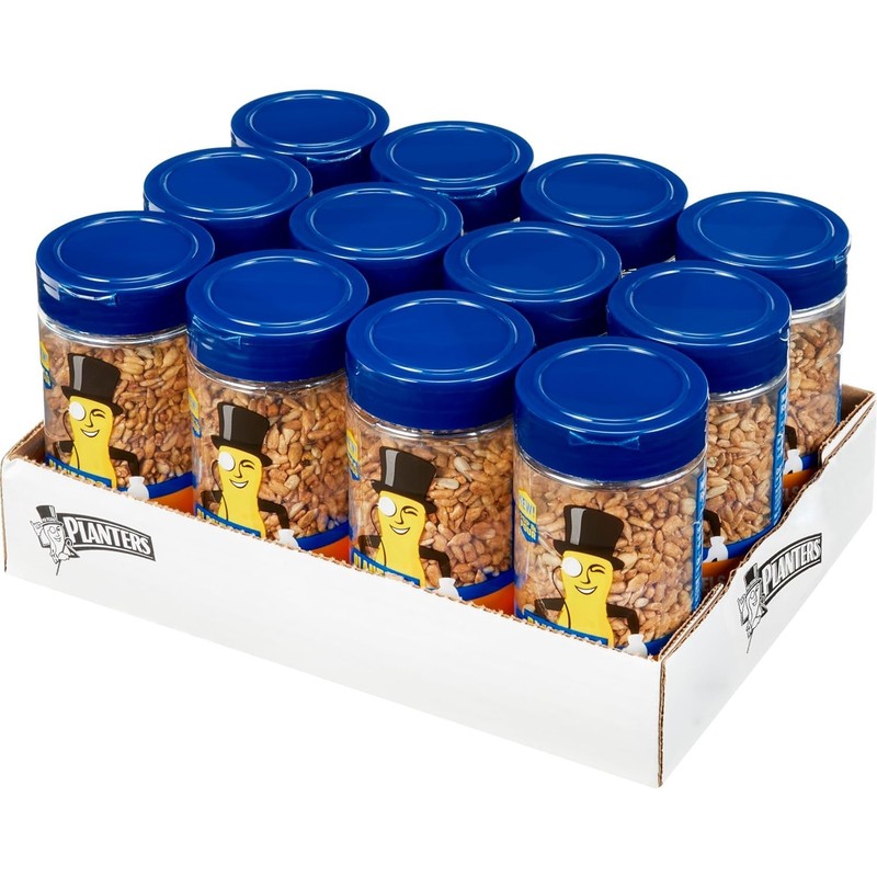 Pop & Pour Dry Roasted Sunflower Kernels 5.85 oz Jar Pack of 12 - Portable Sn... gallery