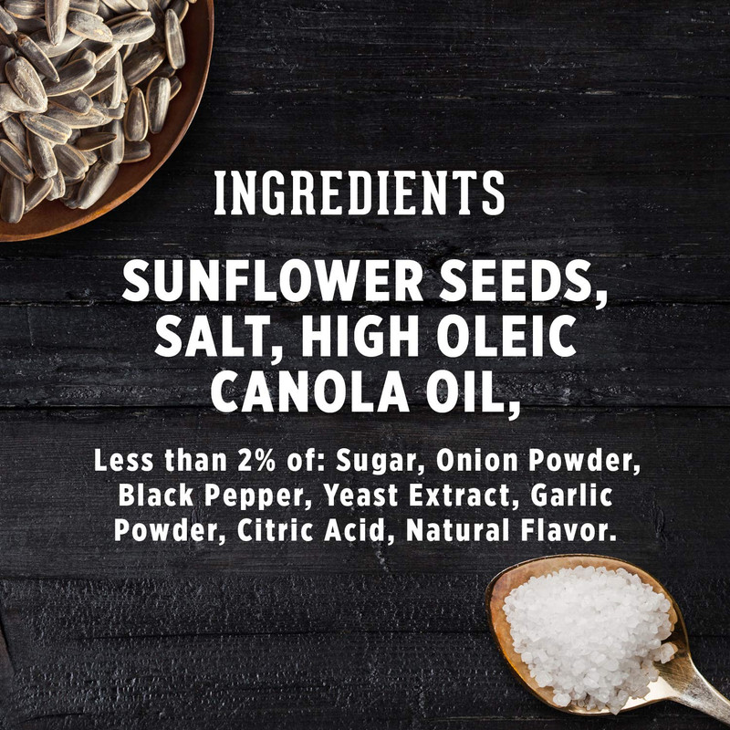 Roasted and Salted Jumbo Sunflower Seeds, Cracked Pepper Flavor, 5.25Oz. gallery