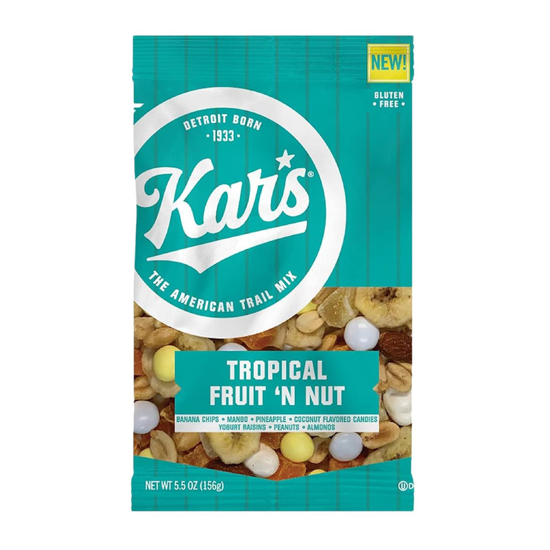 Kar’S Nuts Tropical Fruit ‘N Nut Trail Mix, 28 Oz Resealable Pouch (Pack of 1),