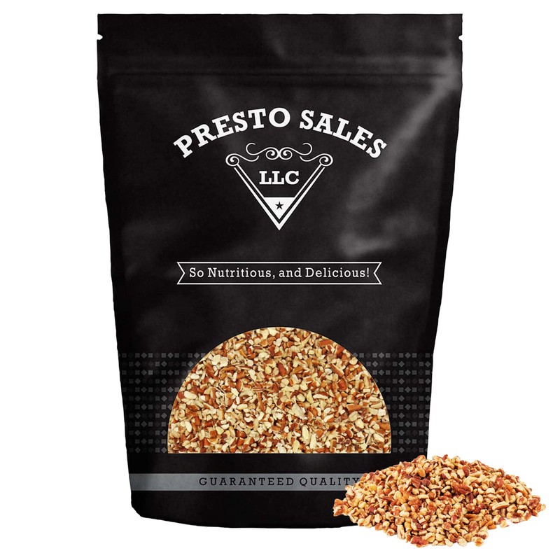 Chopped Pecans Midget Pieces 16 oz. | Raw, Unsalted, Shelled, Natural | Non-G…