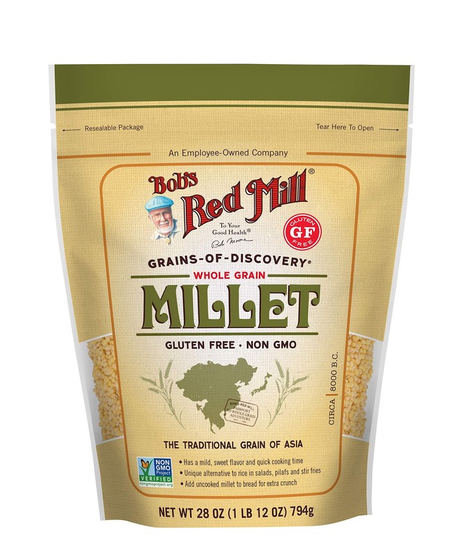 Whole Grain Millet, 28oz (Pack of 4) - Whole Grain, Vegan, Kosher gallery