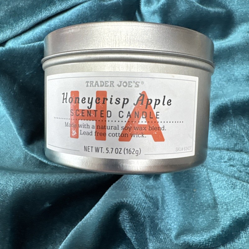 Trader Joe's Autumn Candle Honey Crisp Apple Limited gallery
