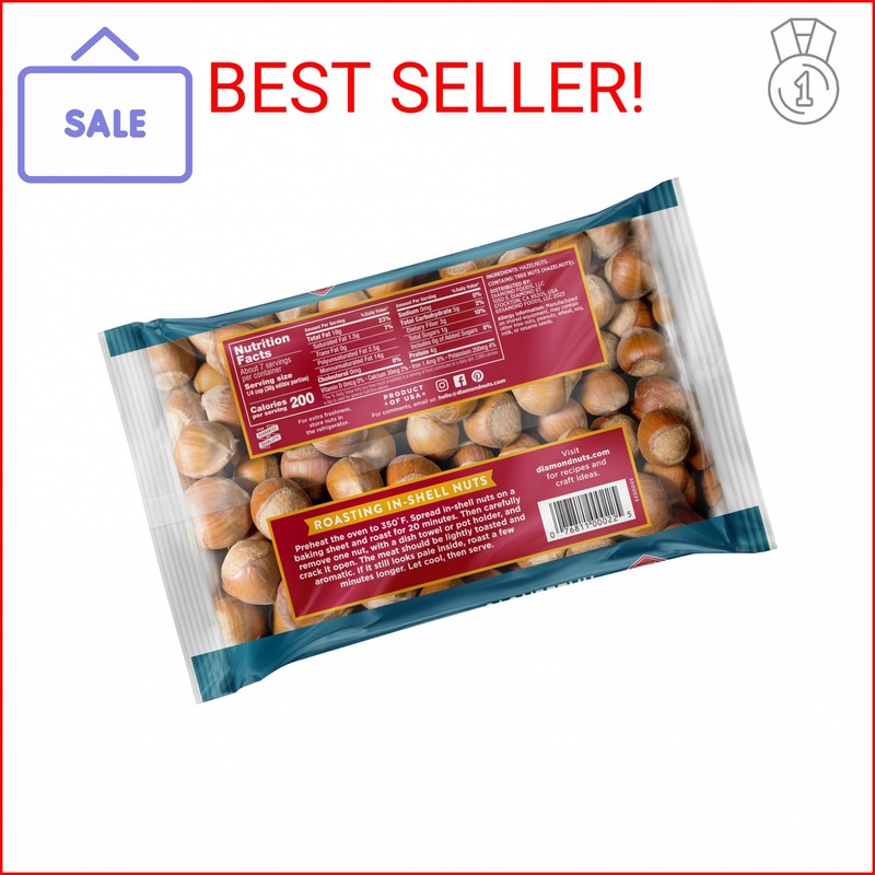 Diamond of California In-Shell Large Hazelnuts, 16.0 oz Bag gallery