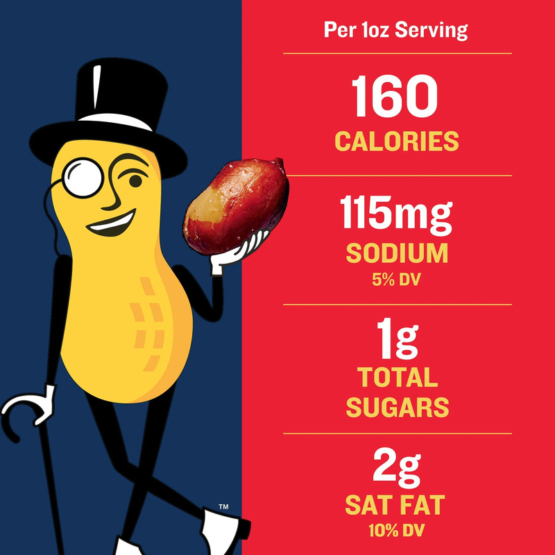Planters Redskin Spanish Peanuts Sea Salt 12.5 Oz (pack of 6) gallery