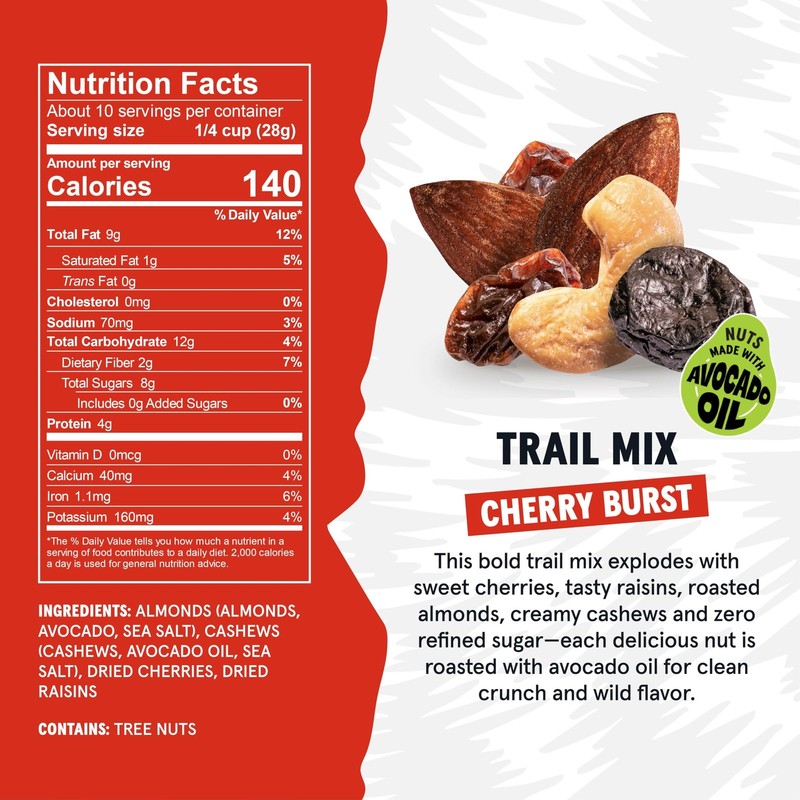 Wild Fox Trail Mix – Healthy Plant-Based Snack Made With Pure Avocado Oil And... gallery