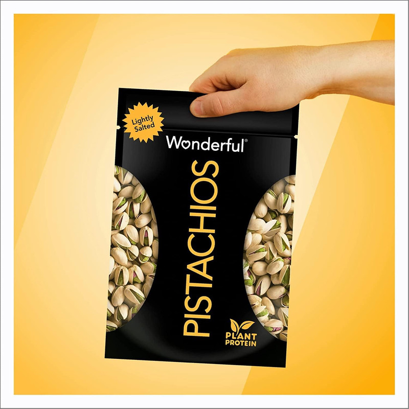 In Shell, Lightly Salted Nuts, 16 Ounce Resealable Bag, Protein Snacks, Gluten F gallery