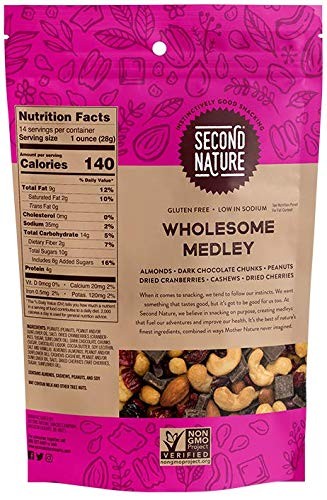 Second Nature Wholesome Medley Trail Mix Healthy Nuts Snacks Blend, 14 oz gallery