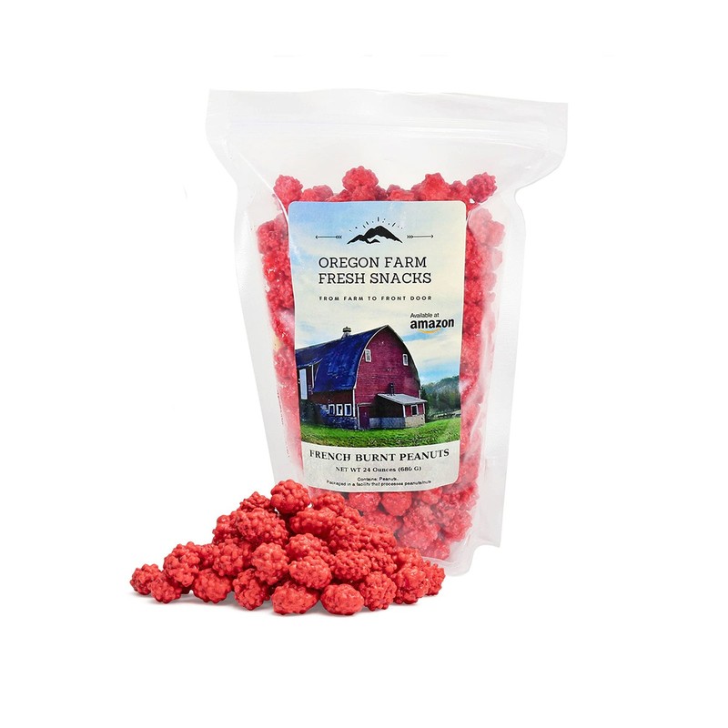 Oregon Farm Fresh Snacks French Burnt Peanuts Classic Old Fashioned Sweet an... gallery