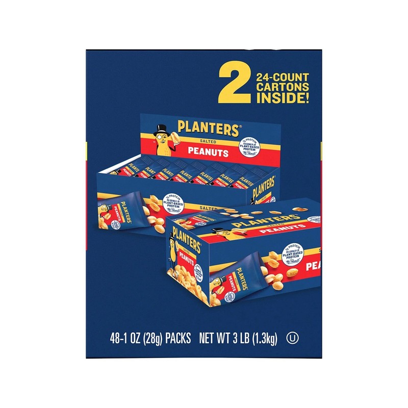Planters Salted Peanuts, Single-Serve Packs (1 oz., 48 pk.) gallery