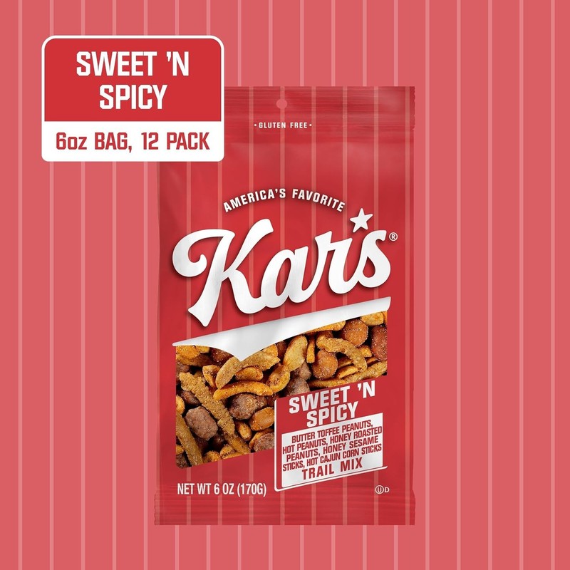 Kar’s Nuts Trail Mix Bulk Pack - Sweet & Spicy, 72 oz total gallery