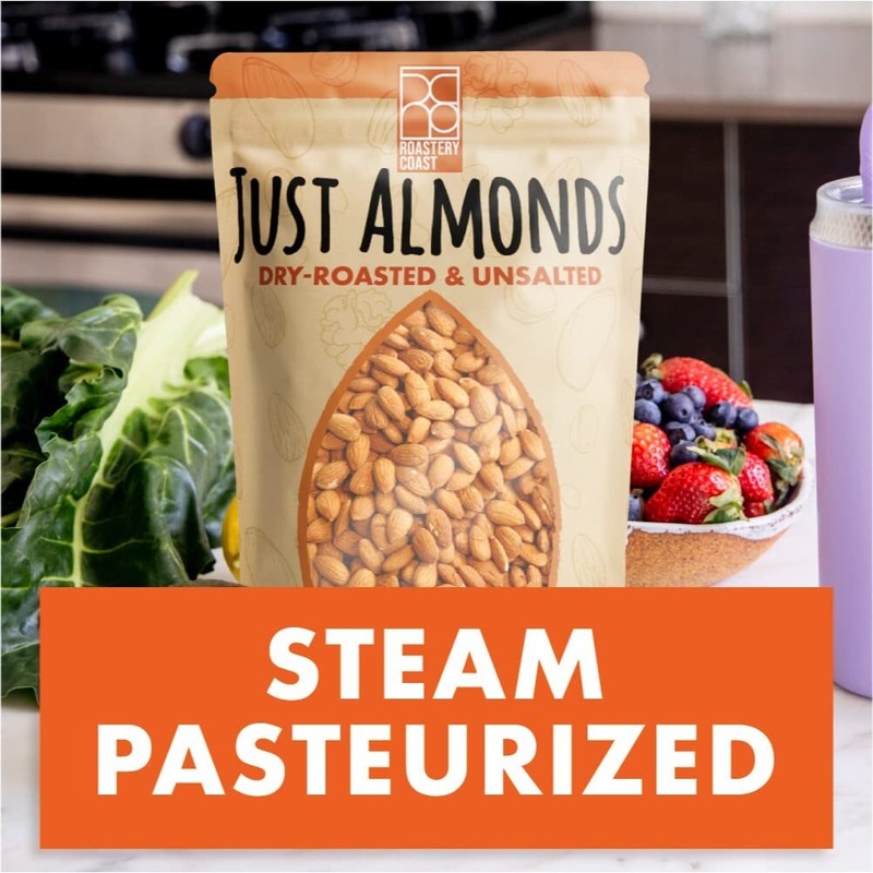 Daily Nuts Just Roasted Almonds - Premium Nutrient-Packed - 3 LB Bulk-Sized gallery