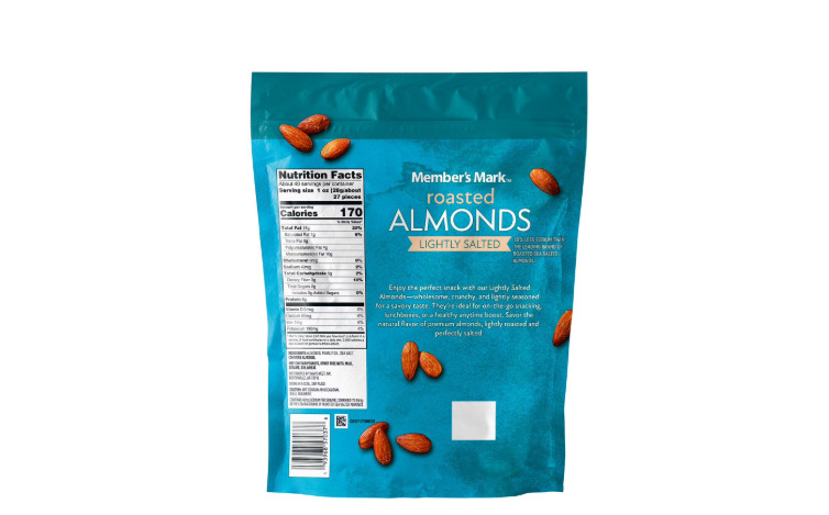 Member's Mark Lightly Salted Roasted Almonds, 40 Ounce gallery