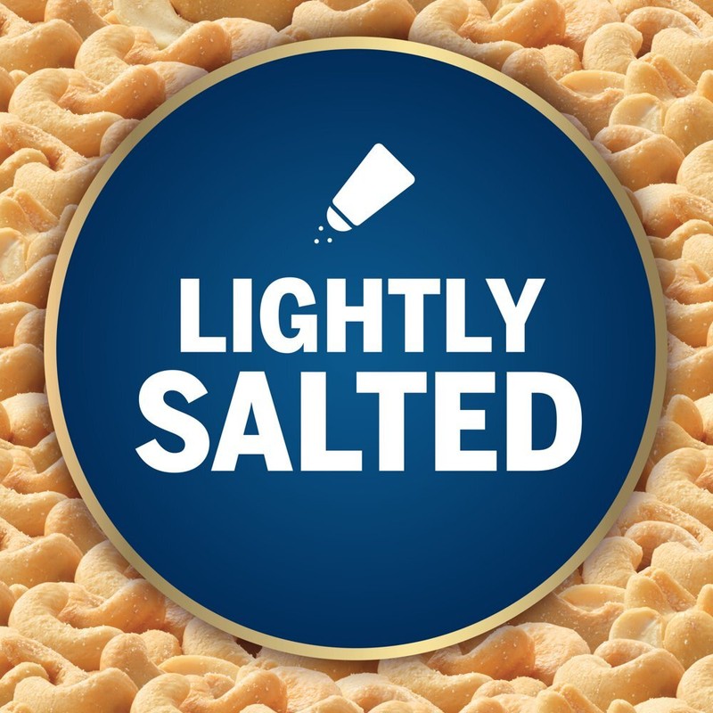 Planters Deluxe Lightly Salted Whole Cashews, 18.25 oz Canister gallery