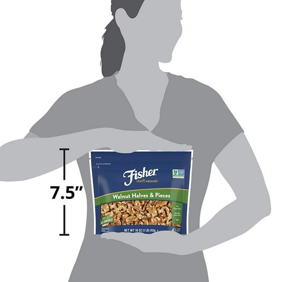 Fisher Chef's Naturals Gluten Free, No Preservatives, Non-GMO Walnut Halves & Pi gallery