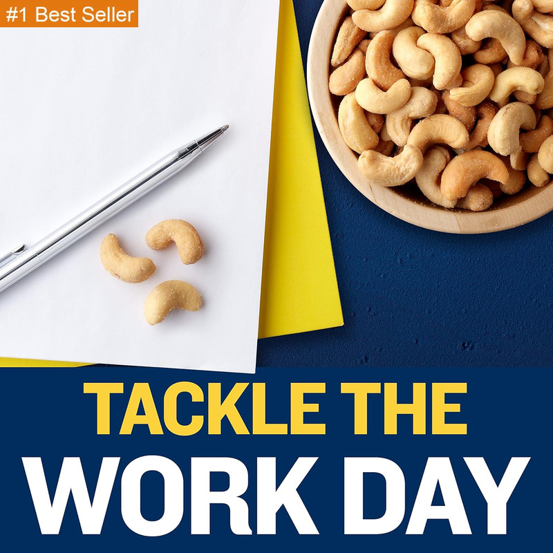 PLANTERS Deluxe Lightly Salted Cashews, Party Snacks, Plant-Based Protein, Quick gallery