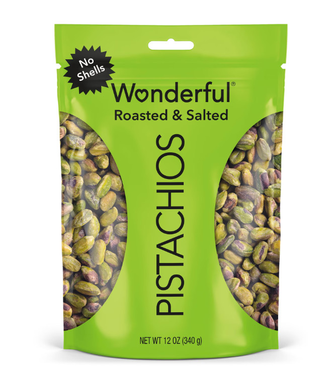 Wonderful Pistachios No Shells Roasted & Salted Nuts, 12 Ounce Bag Free Shipping