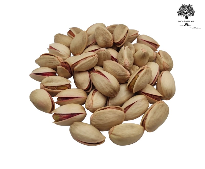 Greek Aegina Pistachio Nuts Unsalted & Roasted in Shell 460 Grams – PDO Product