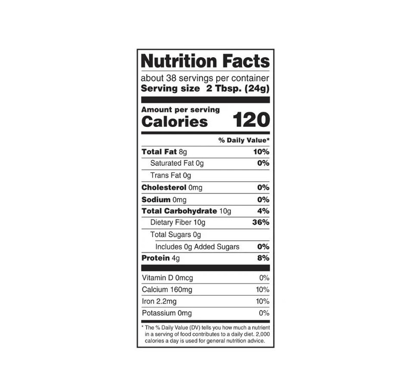 Great Value Organic Chia Seeds 32 oz(907)g USDA Organic, Gluten-Free – 32 oz gallery