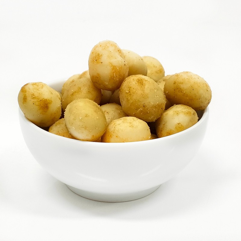 250g Smoked Macadamia Nuts Dry Roasted Savoury Vegan Snack | No Oil Added